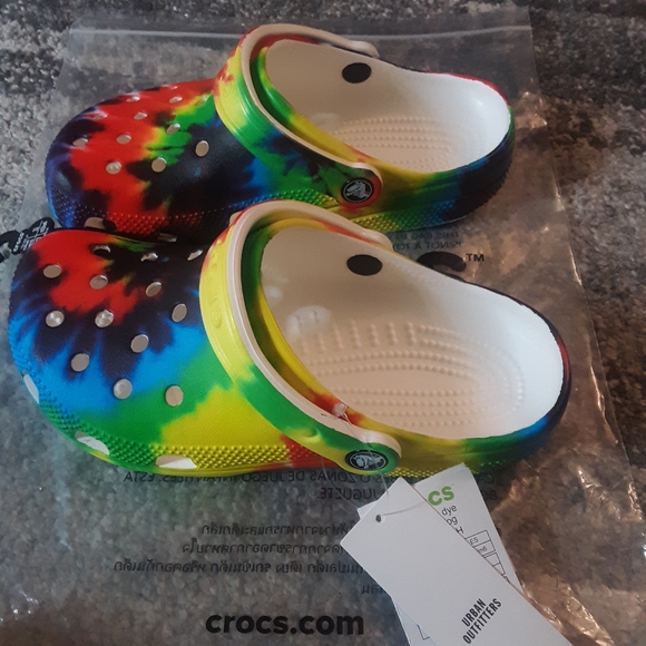 Urban Outfitters Tie Dye Crocks - Picture 4 of 5